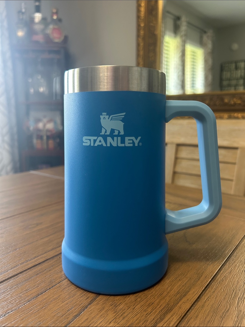 Stanley Blue Insulated beer stein/mug